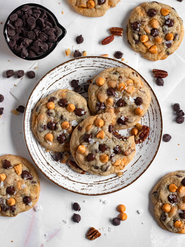 Butterscotch Chocolate Chip Cookies Google Web Stories Poster Image