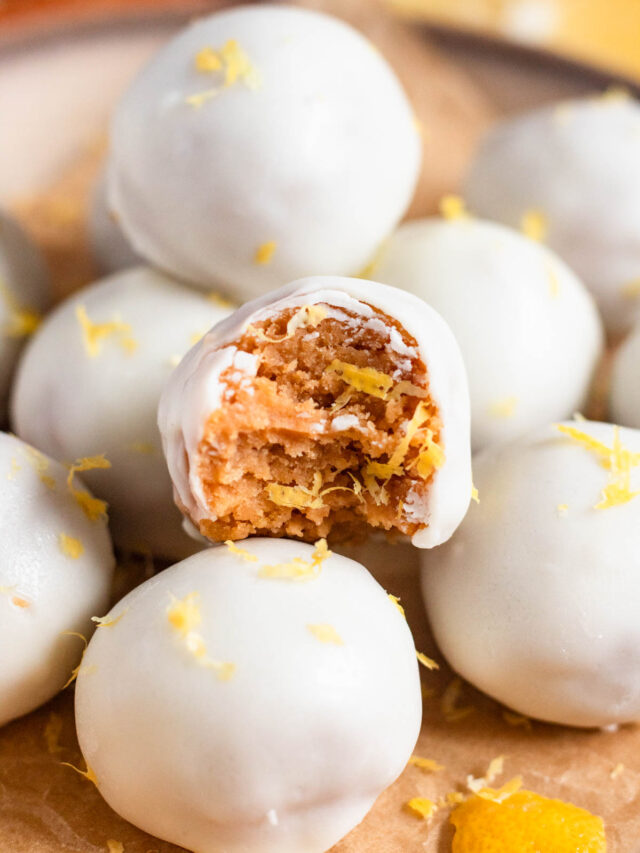 Lemon Truffles Google Web Story Poster Image
