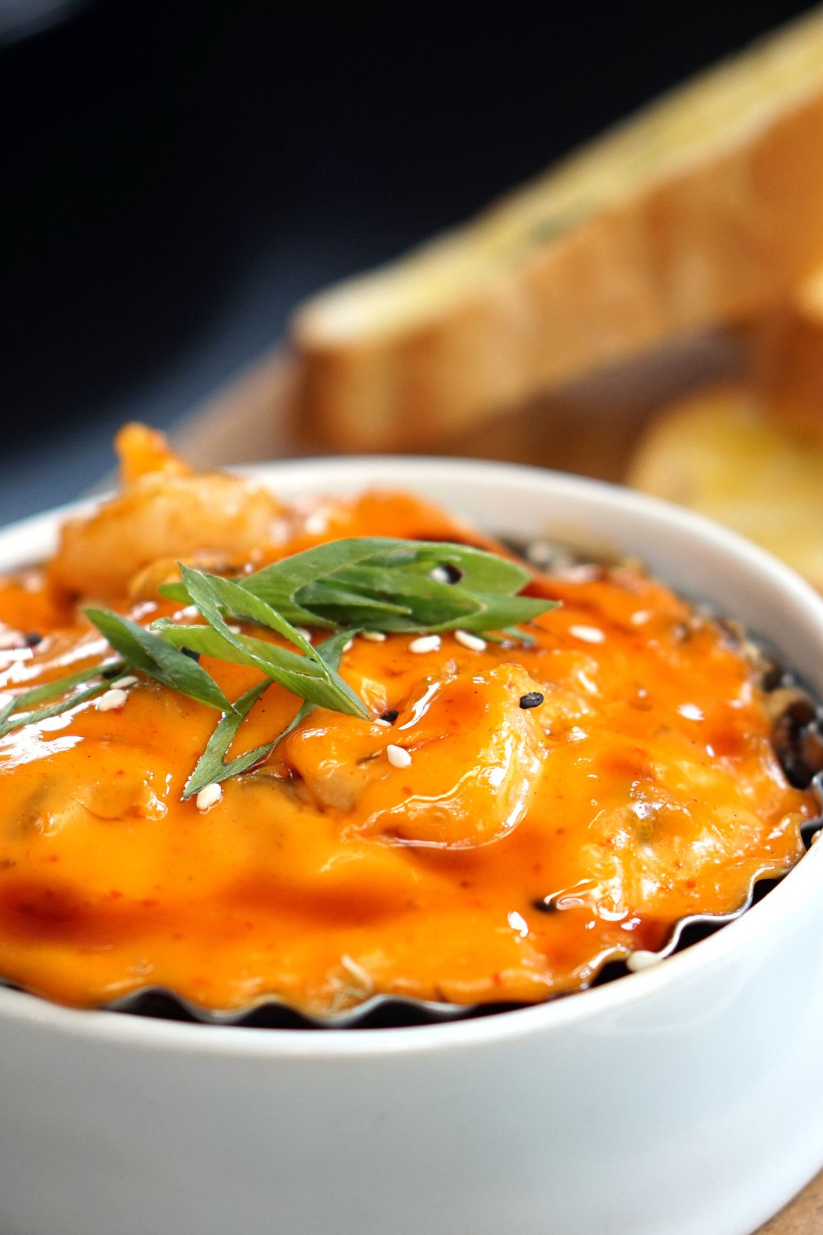 Spicy Mayo in a small bowl.