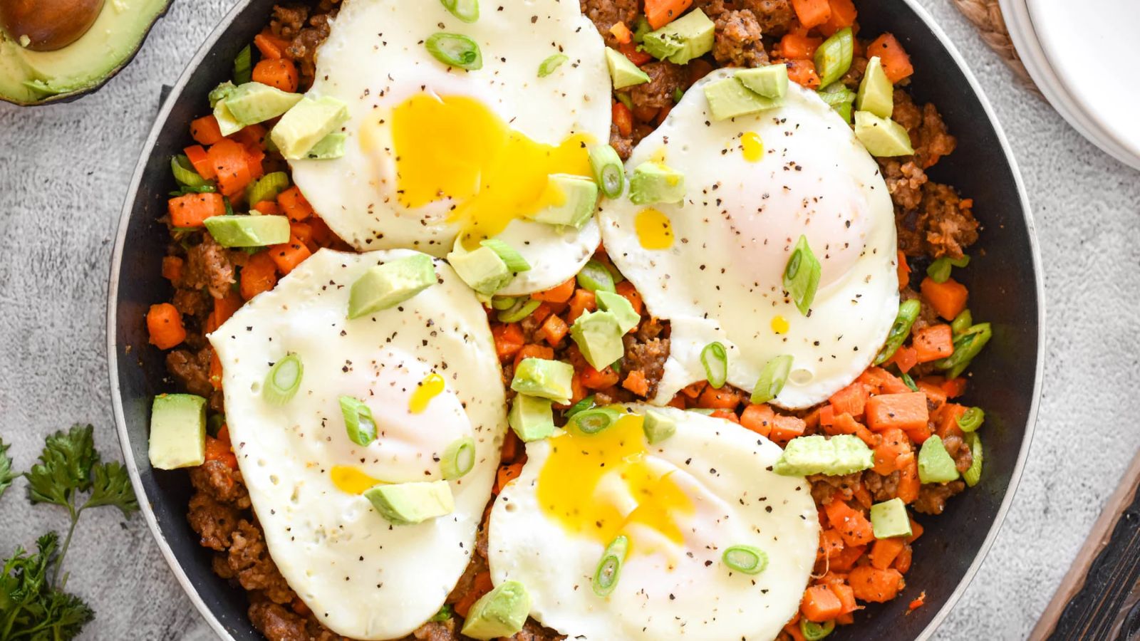 Sweet Potato Hash with Sausage