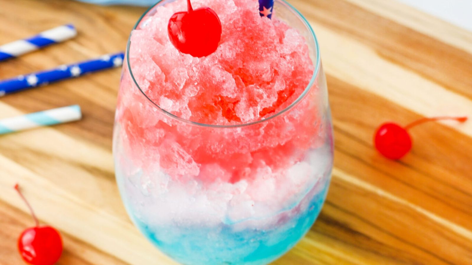 RED, WHITE, AND BLUE SLUSHIES