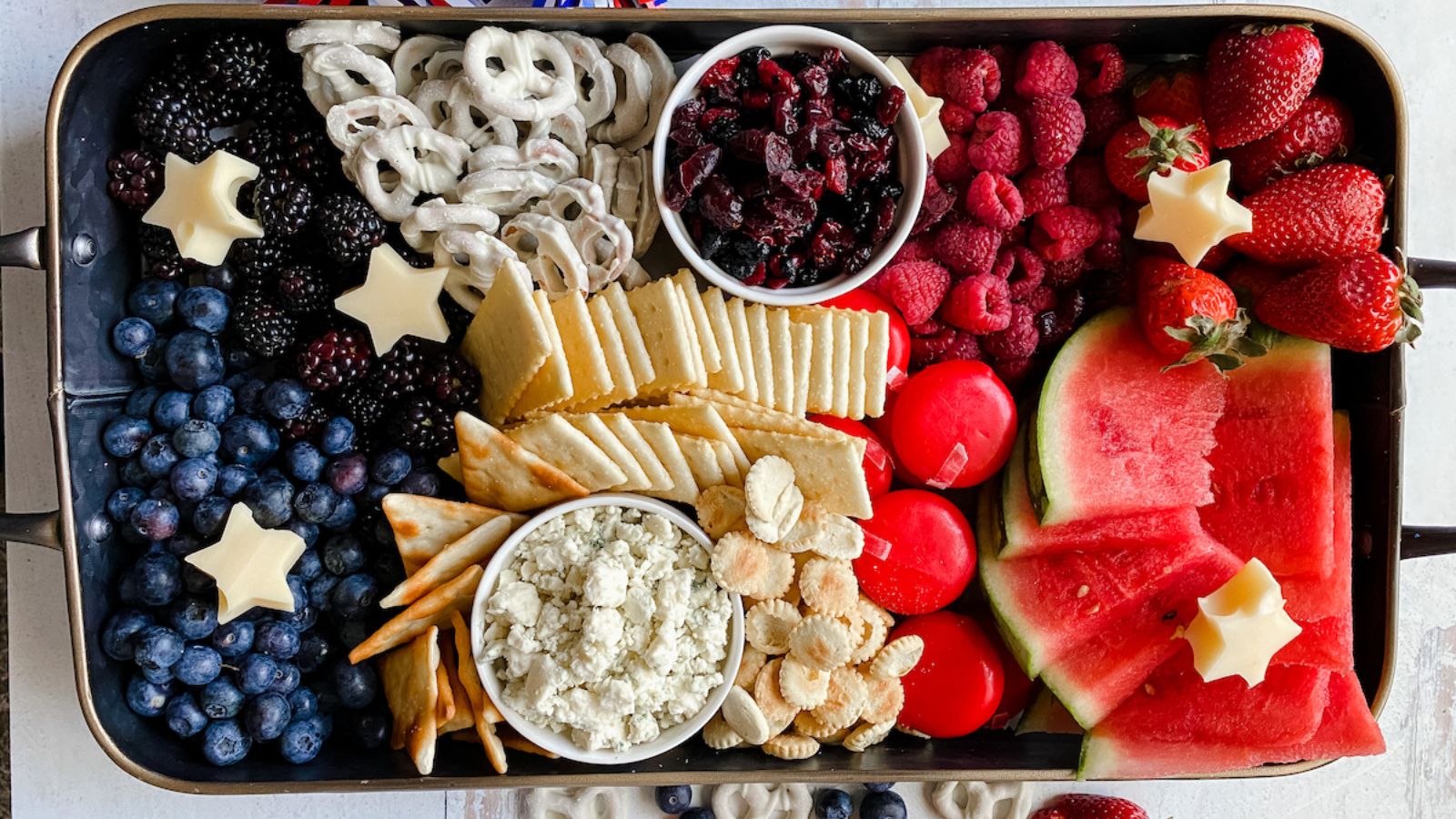Patriotic Charcuterie Board