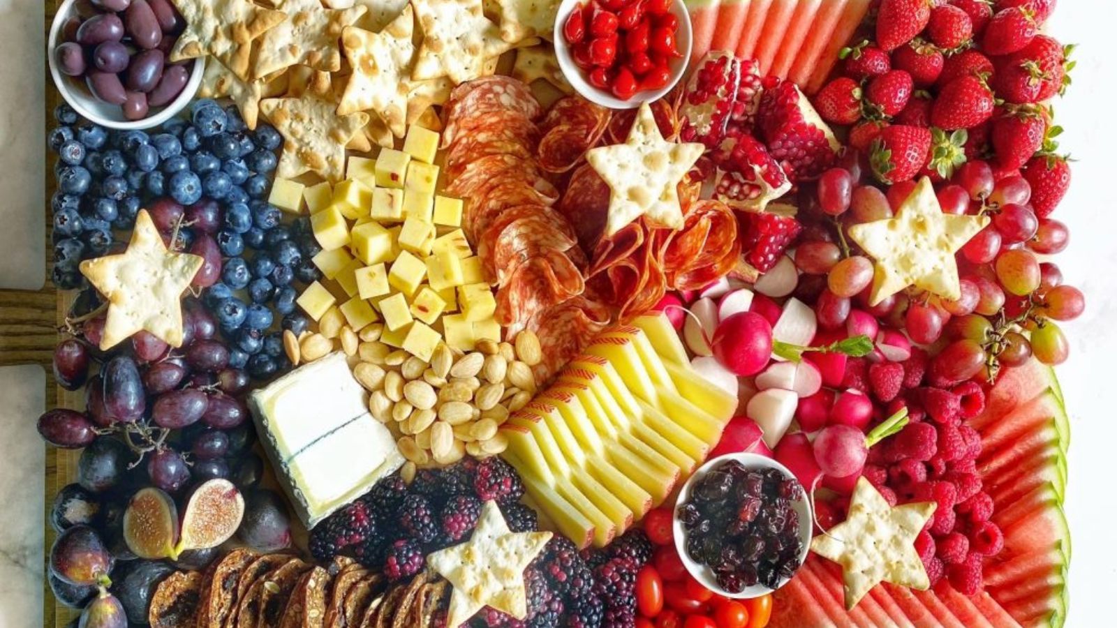 Patriotic Charcuterie Board