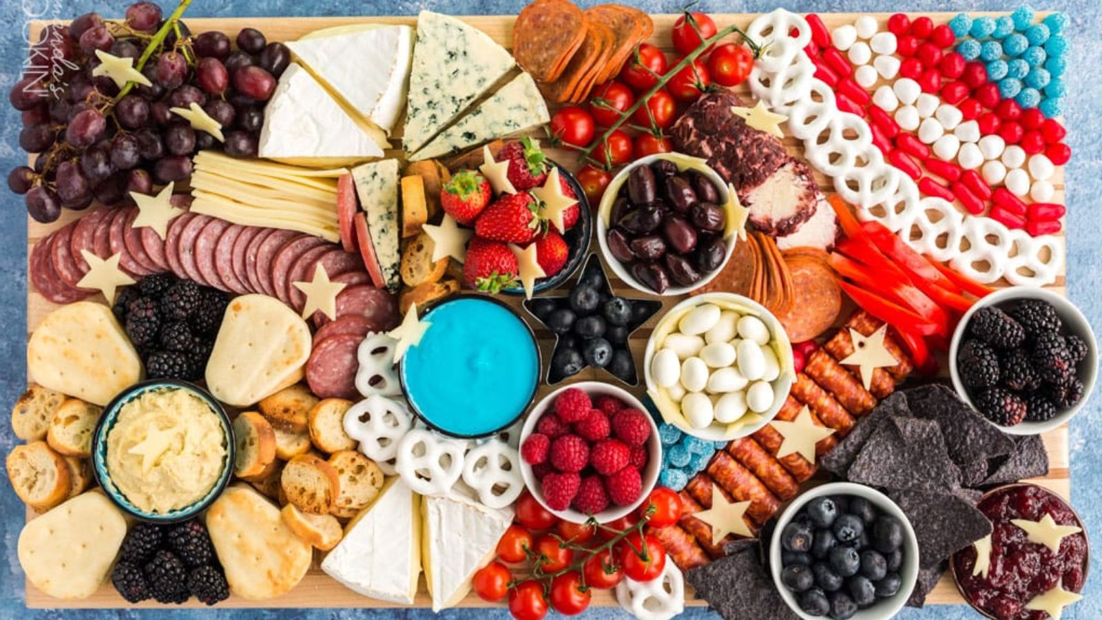 Patriotic Charcuterie Board