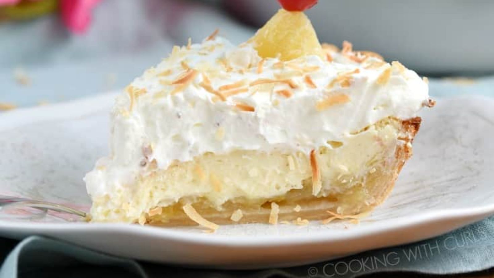 Pina Colada Cream Pie