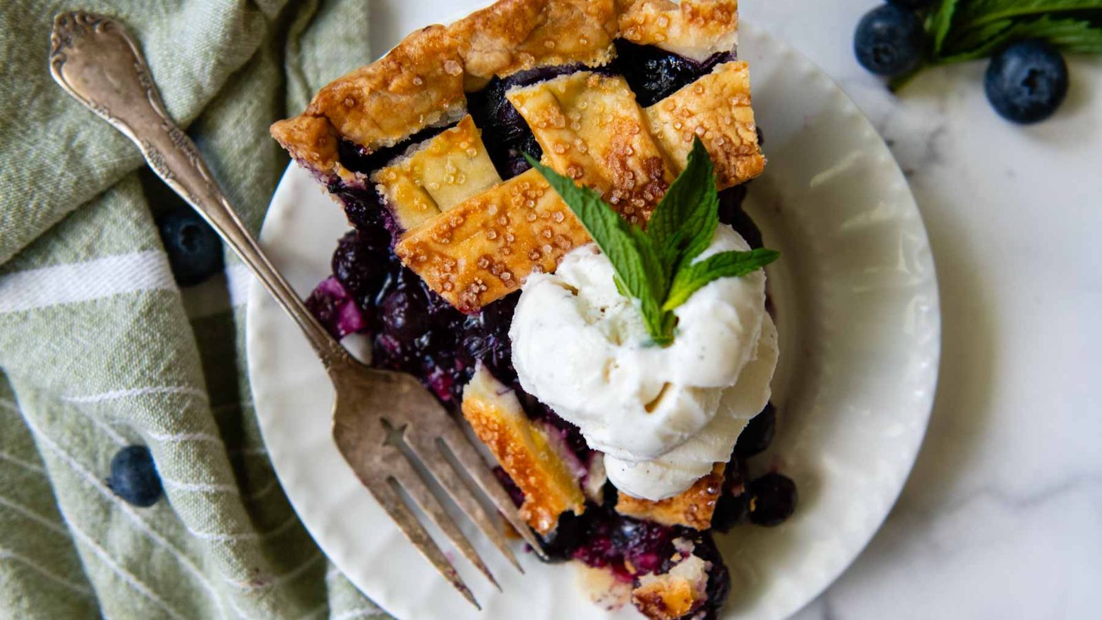 Blue Ribbon Gluten-Free Blueberry Pie