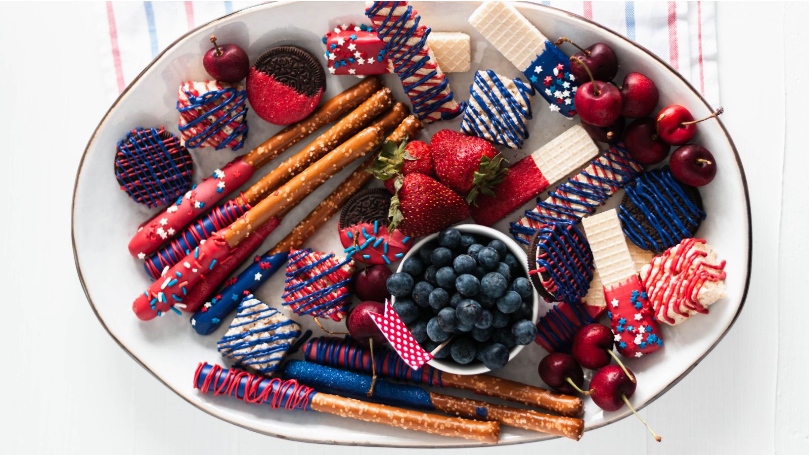 Patriotic Charcuterie Board