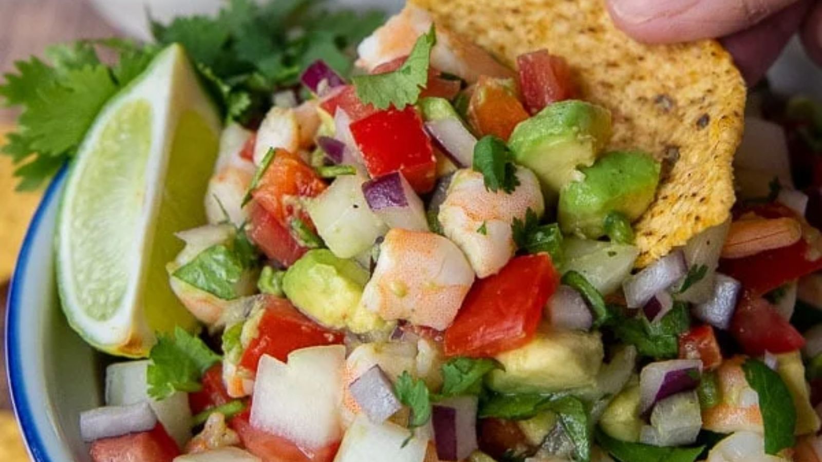 Fresh Avocado Shrimp Salsa