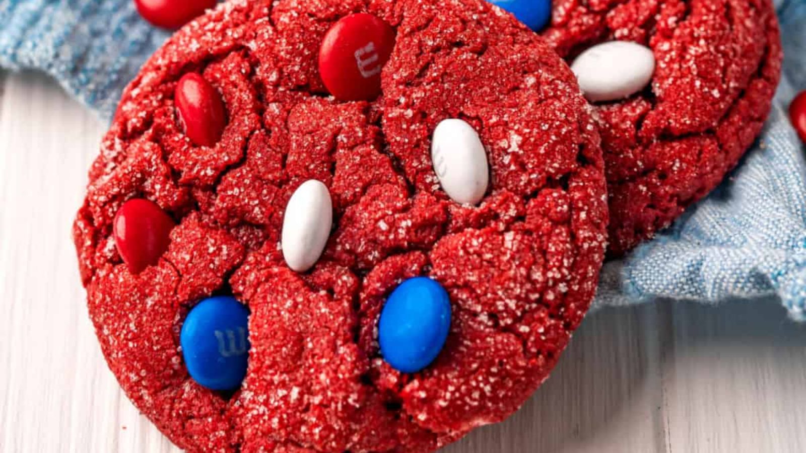 Red Velvet Cake Mix Cookies