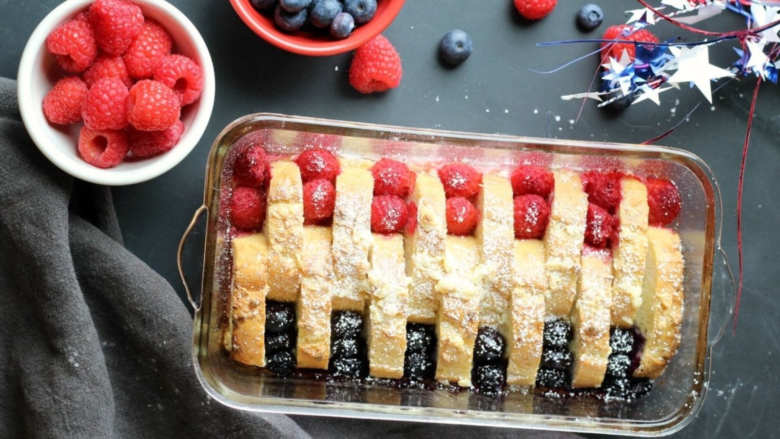Berries and Cream Cheese French Toast
