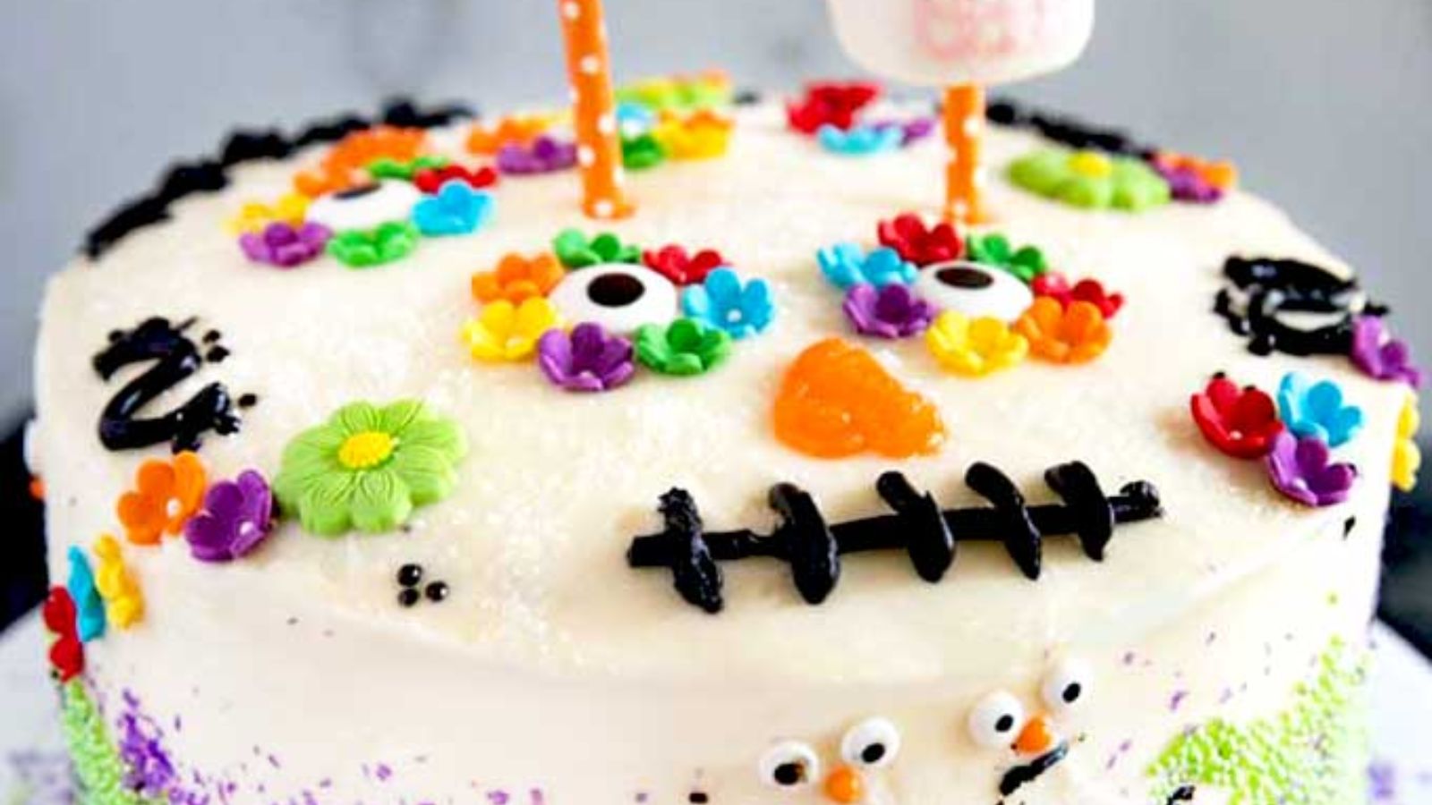 Day of the Dead Cake (Dia de los Muertos Cake)