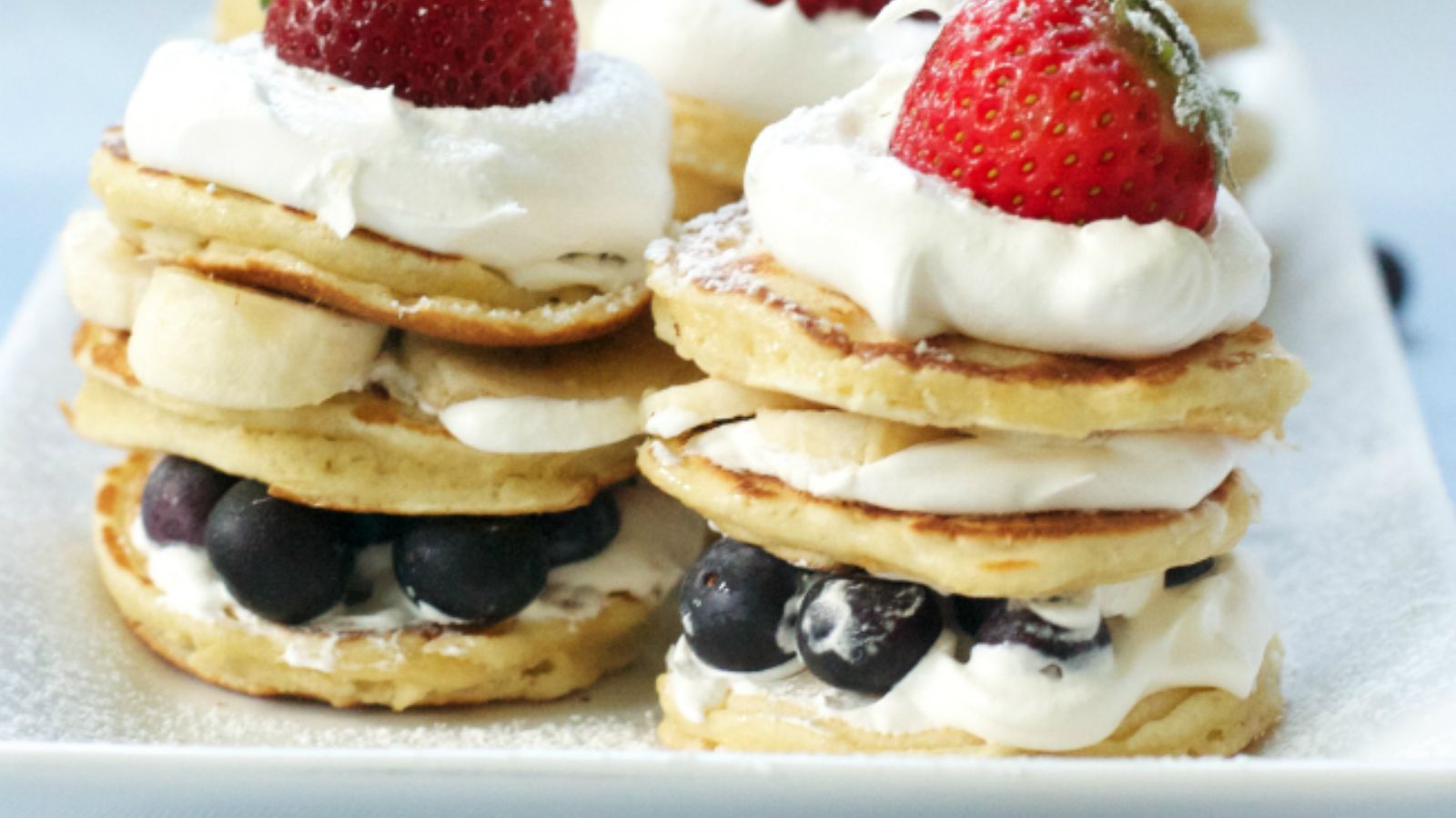 Patriotic Pancake Stacks