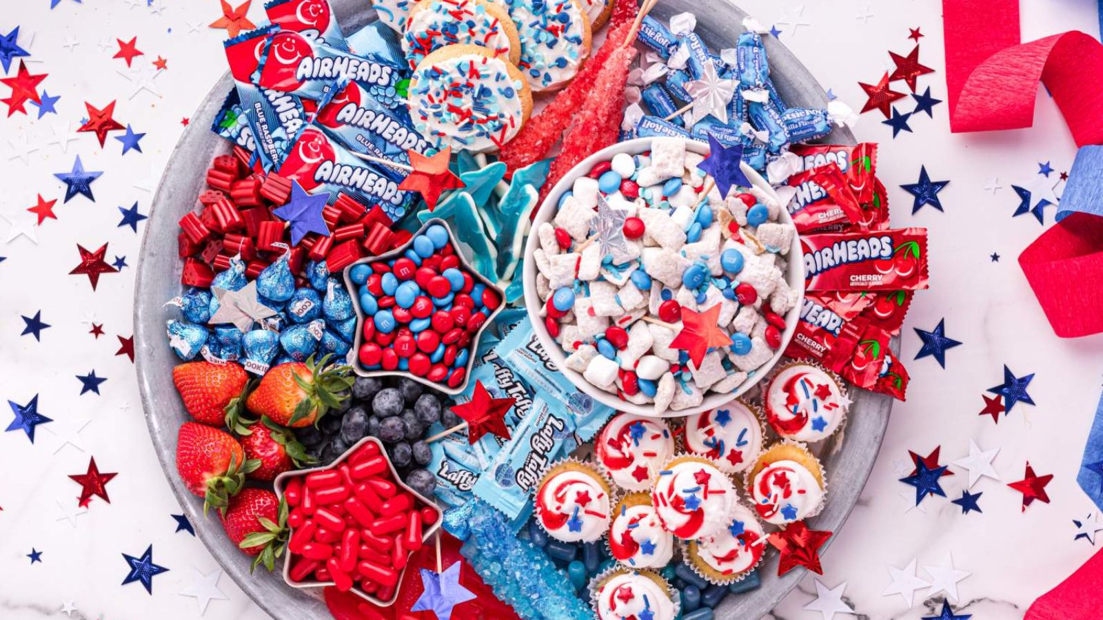 Patriotic Charcuterie Board