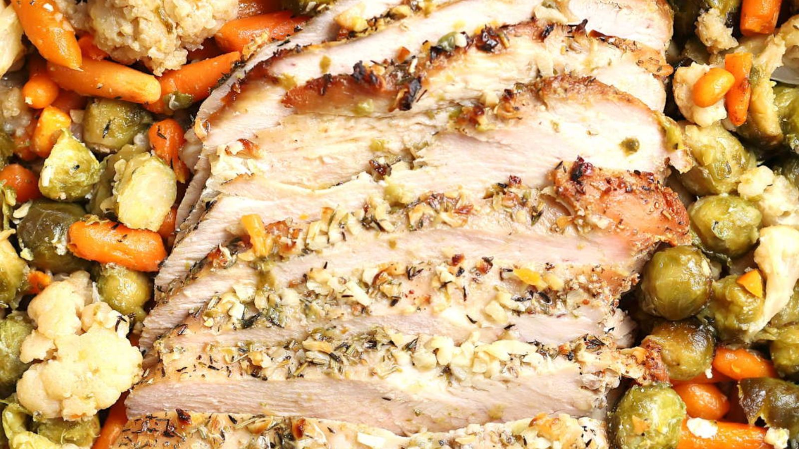 One Pan Turkey Breast With Veggies