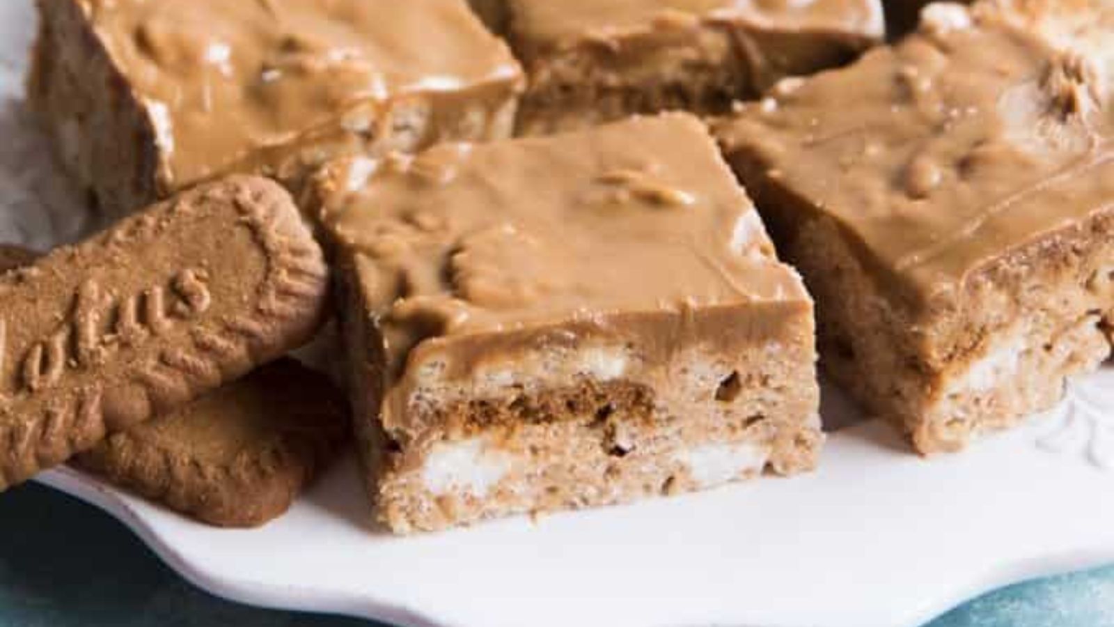 Cookie Butter Rice Krispie Treats