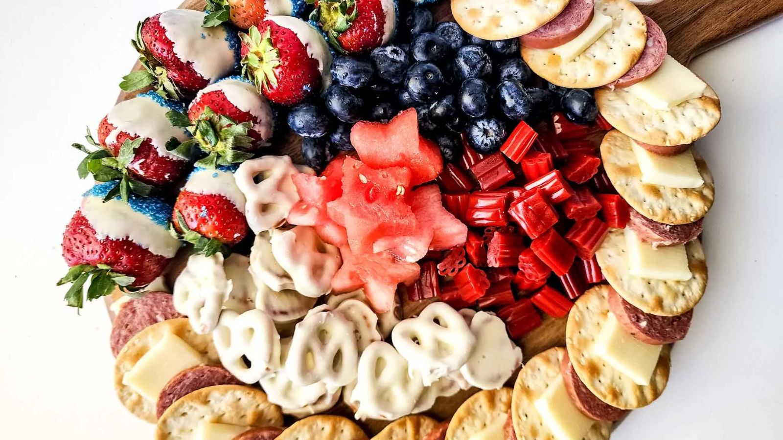 Patriotic Charcuterie Board