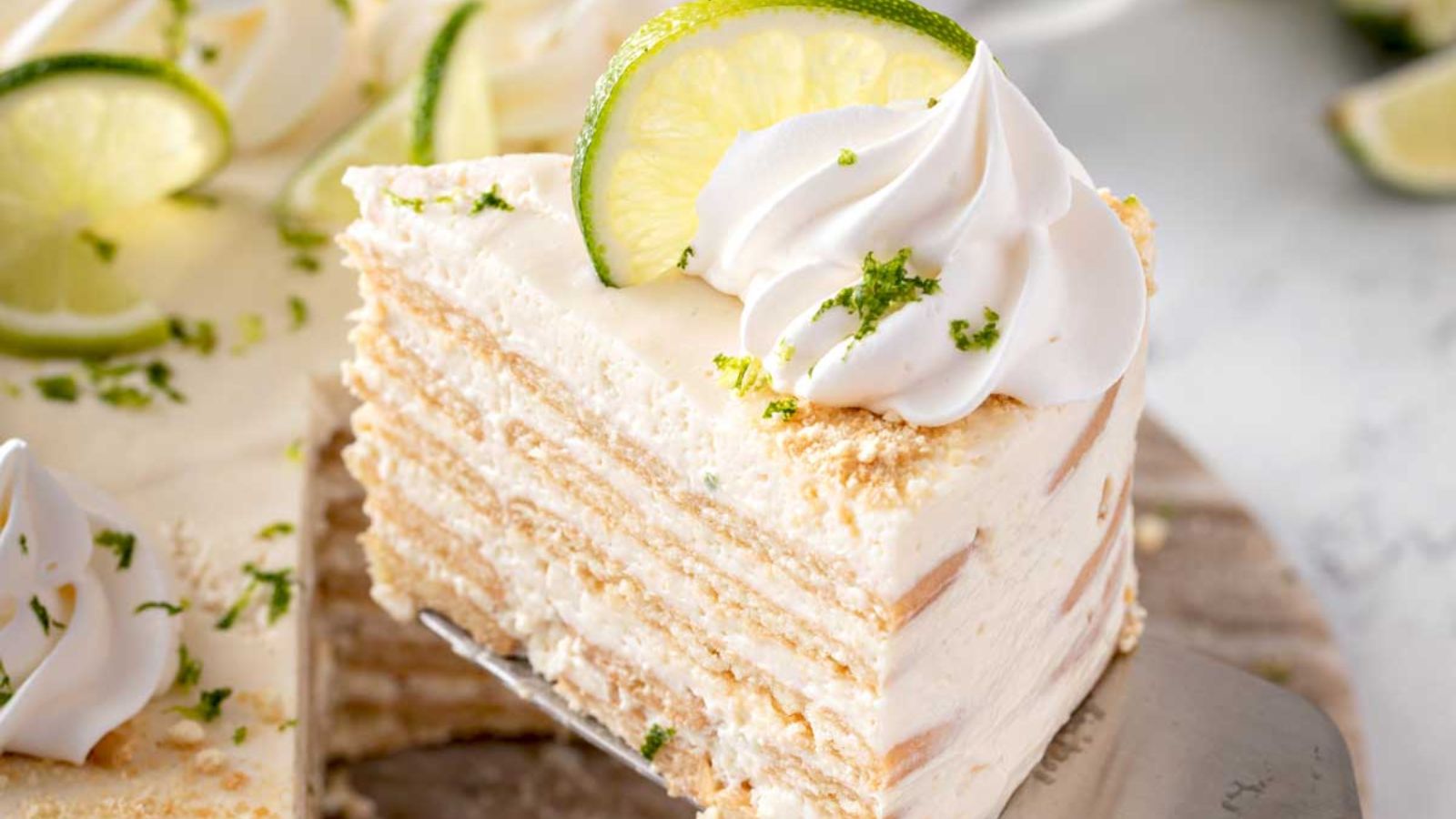 Carlota de Limón (Lime Icebox Cake)
