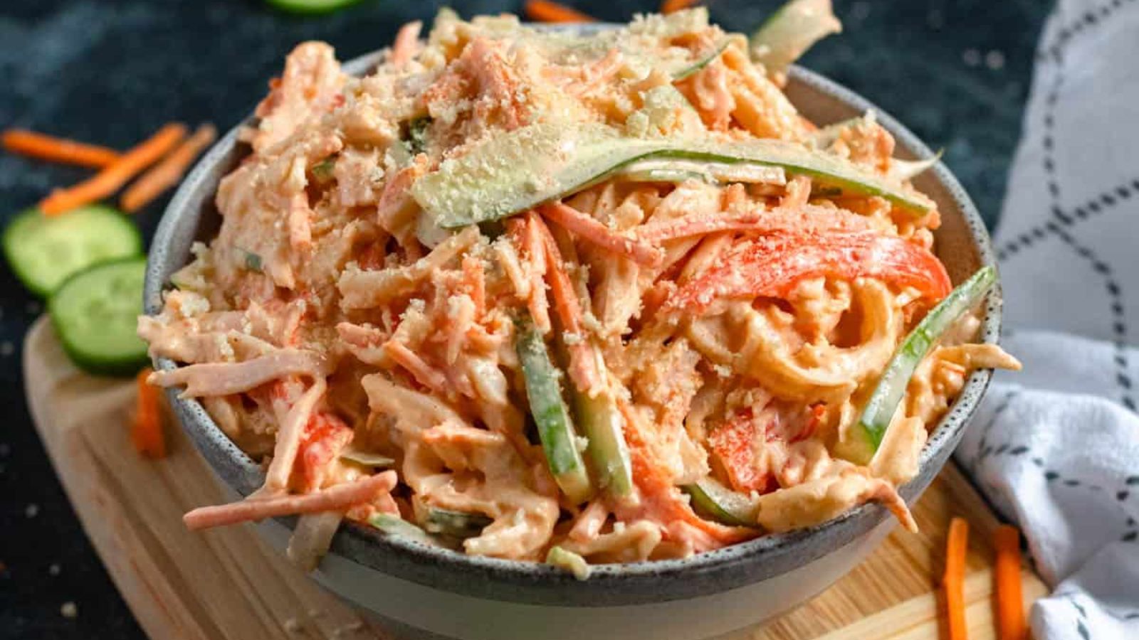 Kani Salad: 5 Minute Spicy Crab Salad
