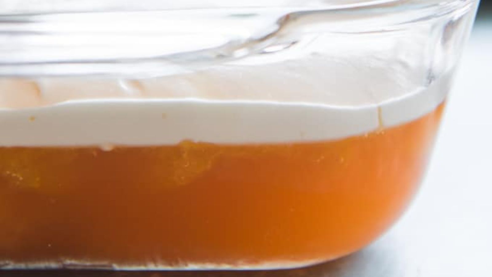 Orange Jello Salad with Pudding Whipped Cream