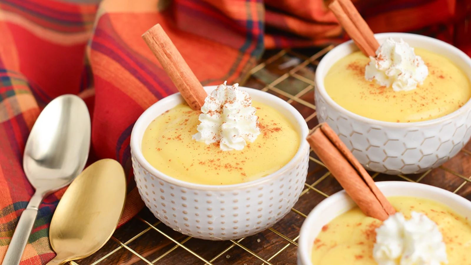 5-Minute Eggnog Pudding