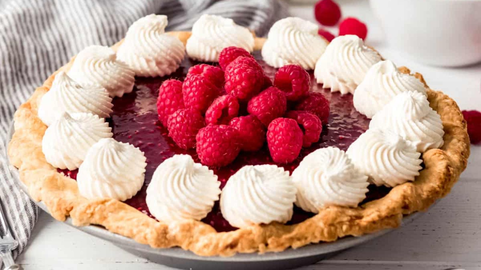 Raspberry Cream Pie