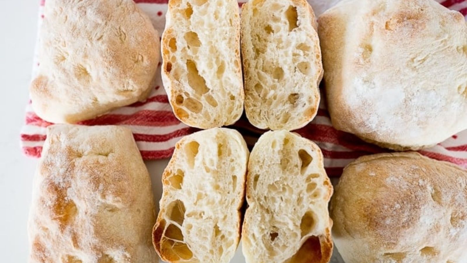 Fast Ciabatta Rolls