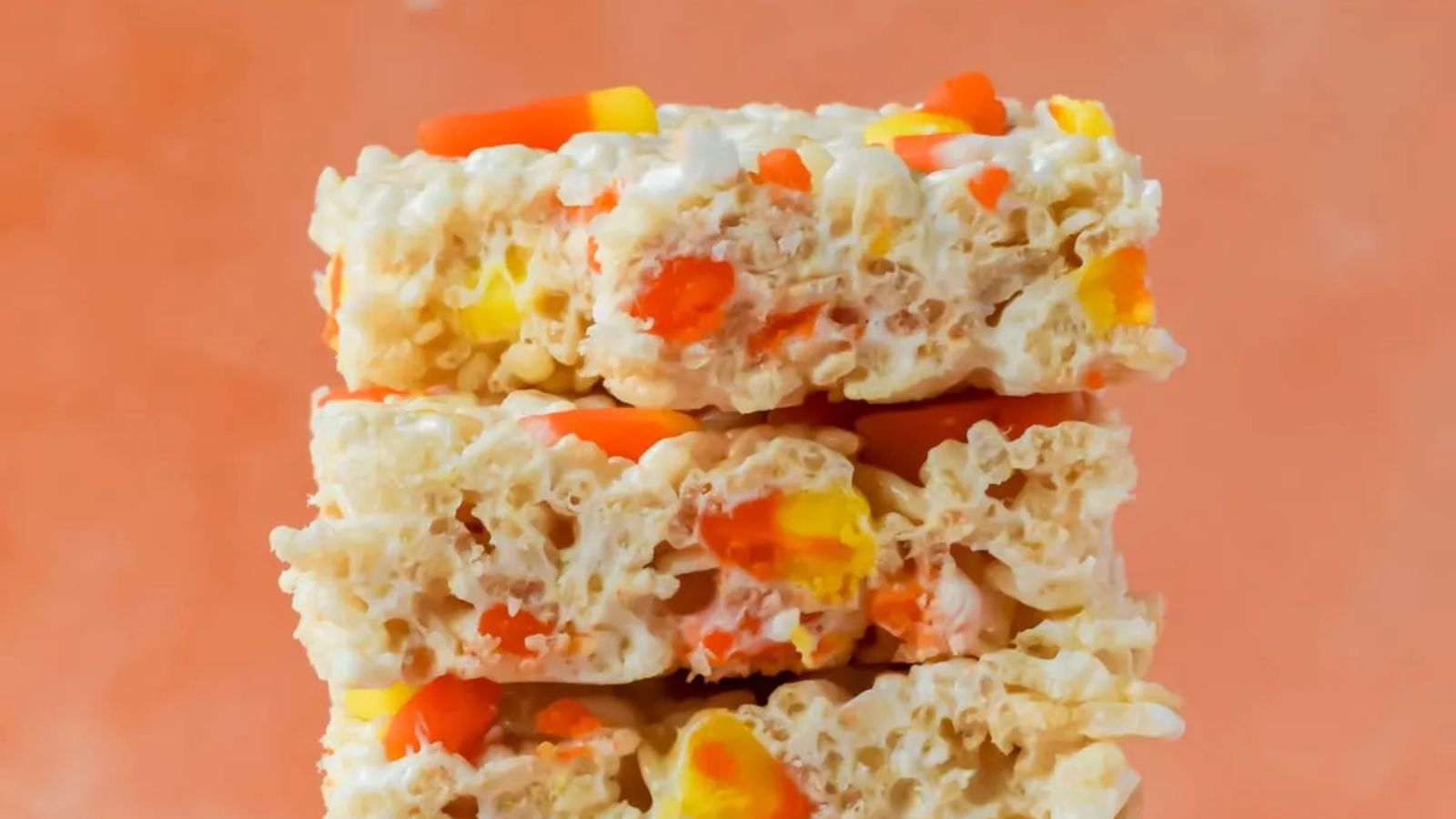 Candy Corn Rice Krispie Treats