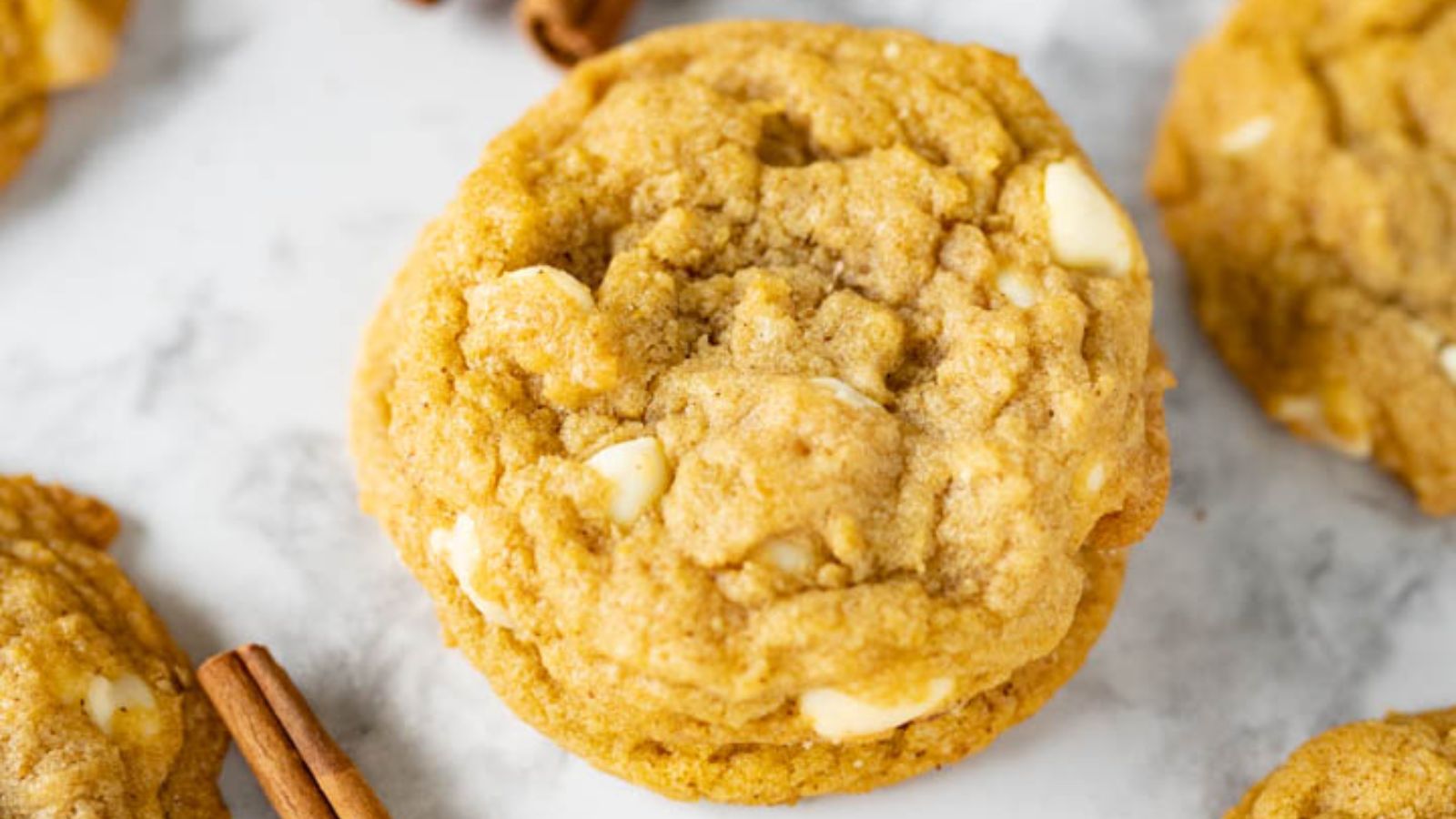 Pumpkin White Chocolate Chip Cookies