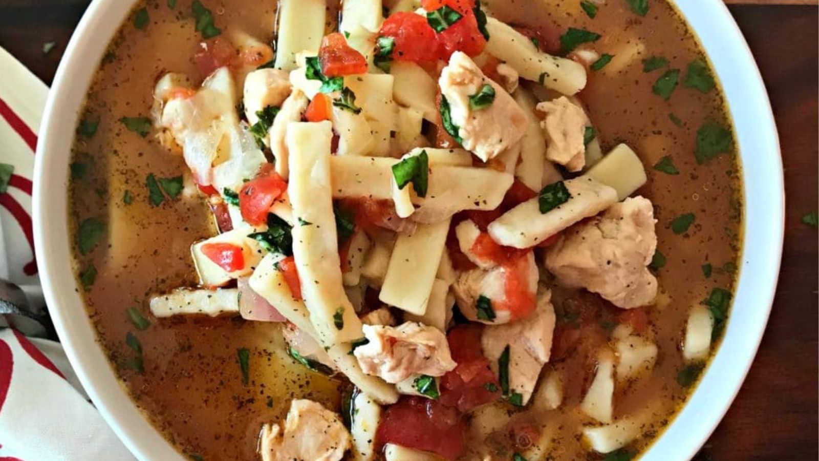 Italian Chicken Noodle Soup