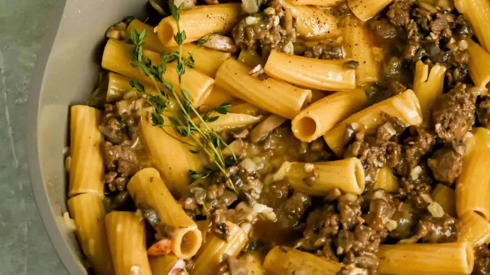 Sausage Mushroom Pasta